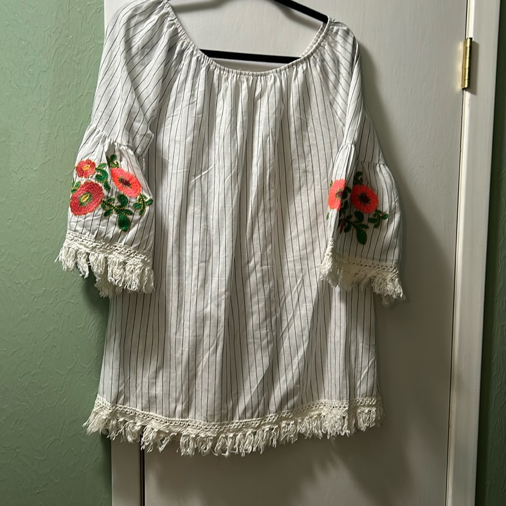 Fun Embroidery Top